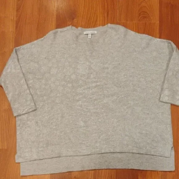 Autumn Cashmere Gray Sweater - Picture 1 of 9